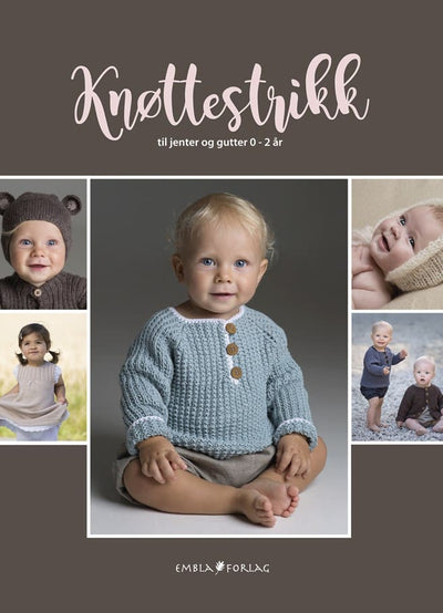 "KNØTTESTRIKK" BOK MED 50 OPPSKRIFTER