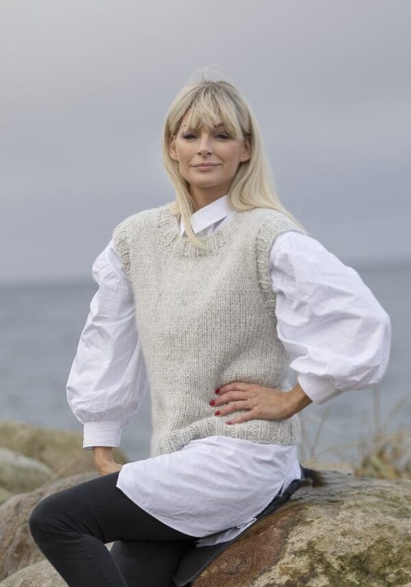 VIKING - VENN VEST I DOBBELT GARN 2036-3