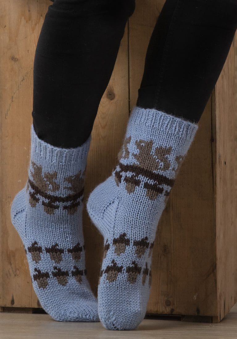 Product image for VIKING - FAM. EKORNRØD SOKKEN 2103-5