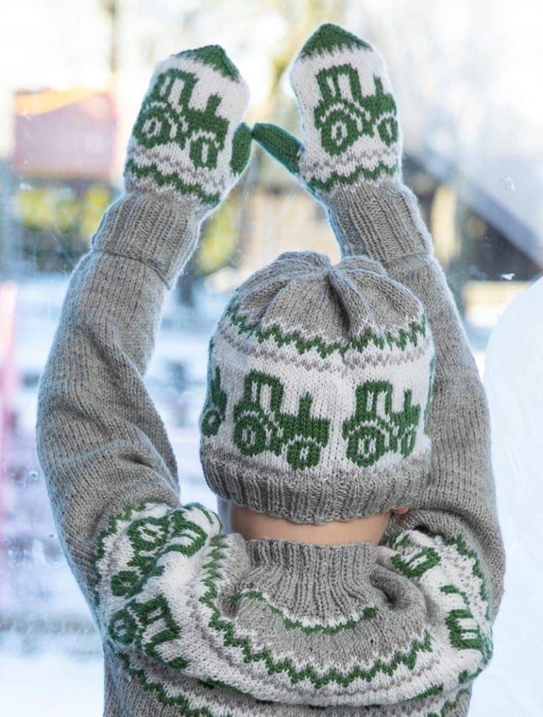 Product image for VIKING - TRAKTOR LUE OG VOTTER 2110-6B