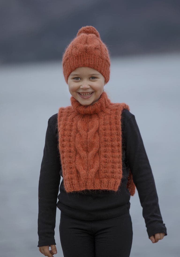 Product image for VIKING - HALM HALS OG LUE BRENT ORANSJE 2033-1B