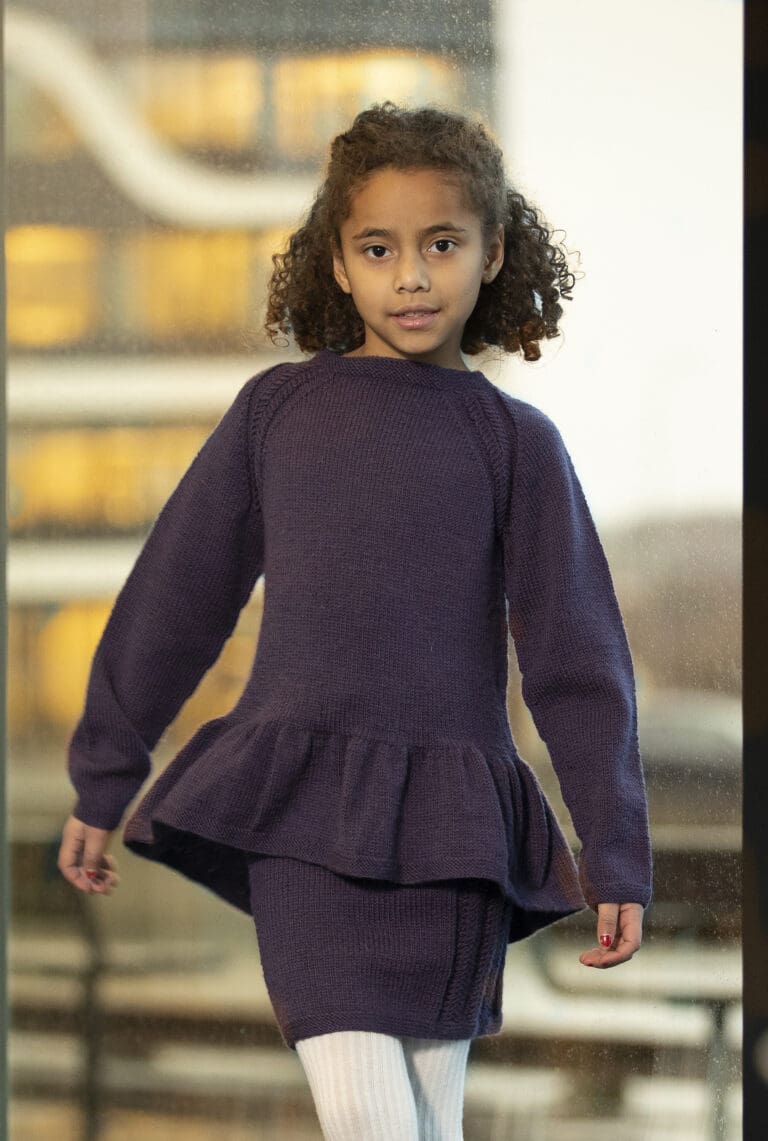 Product image for APPLE GENSER OG SKJØRT LILLA 1903-2