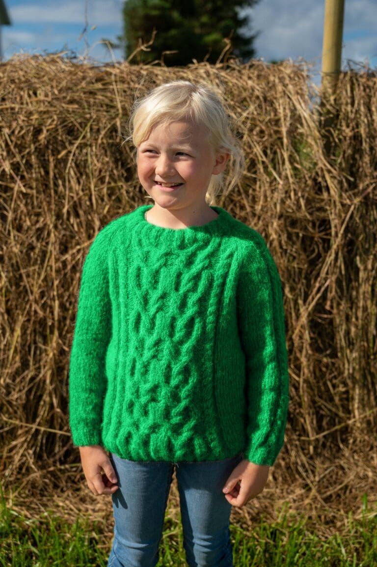 Product image for DSA – AMETYST GENSER SKARP GRØNN 114-05A