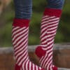 VIKING - CANDYCANE KNESOKKER 2238-10