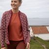 FERDIGSTRIKK - BRIKSDAL JAKKE BURGUNDER