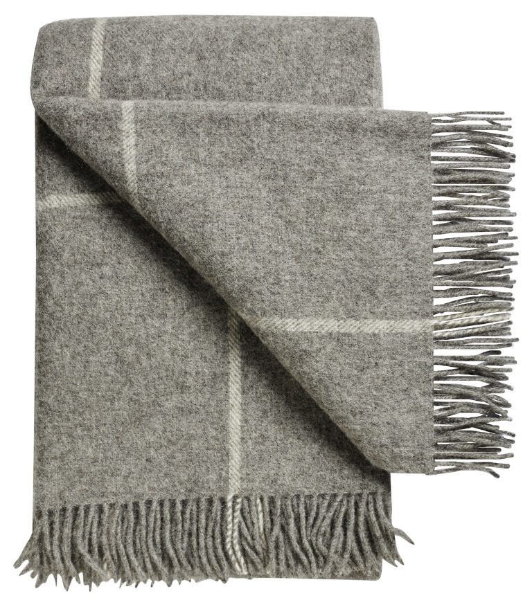Product image for PLEDD 130x200 CHECKS - NORDIC GREY