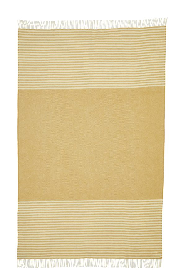 PLEDD 130x200 BORDER - SUNFLOWER YELLOW - Bilde 2
