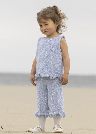 SANDROSE TOPP OG BUKSE (KORT) 2614-1B