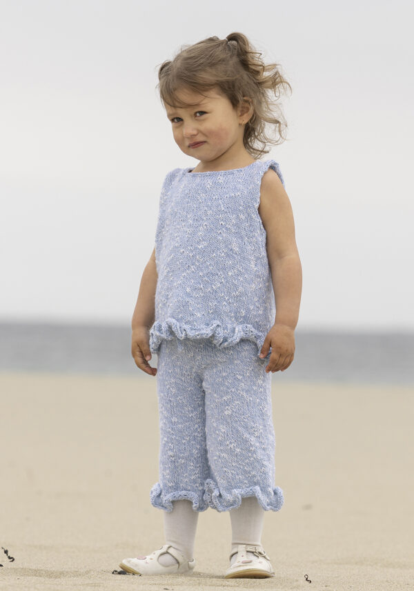 SANDROSE TOPP OG BUKSE (KORT) 2614-1B