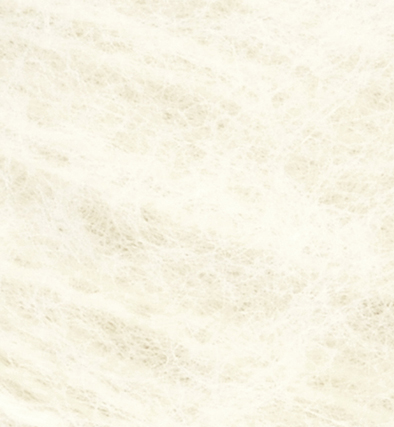 245 601 DG Norsk Mohair 601 Hvit Utsnitt 03